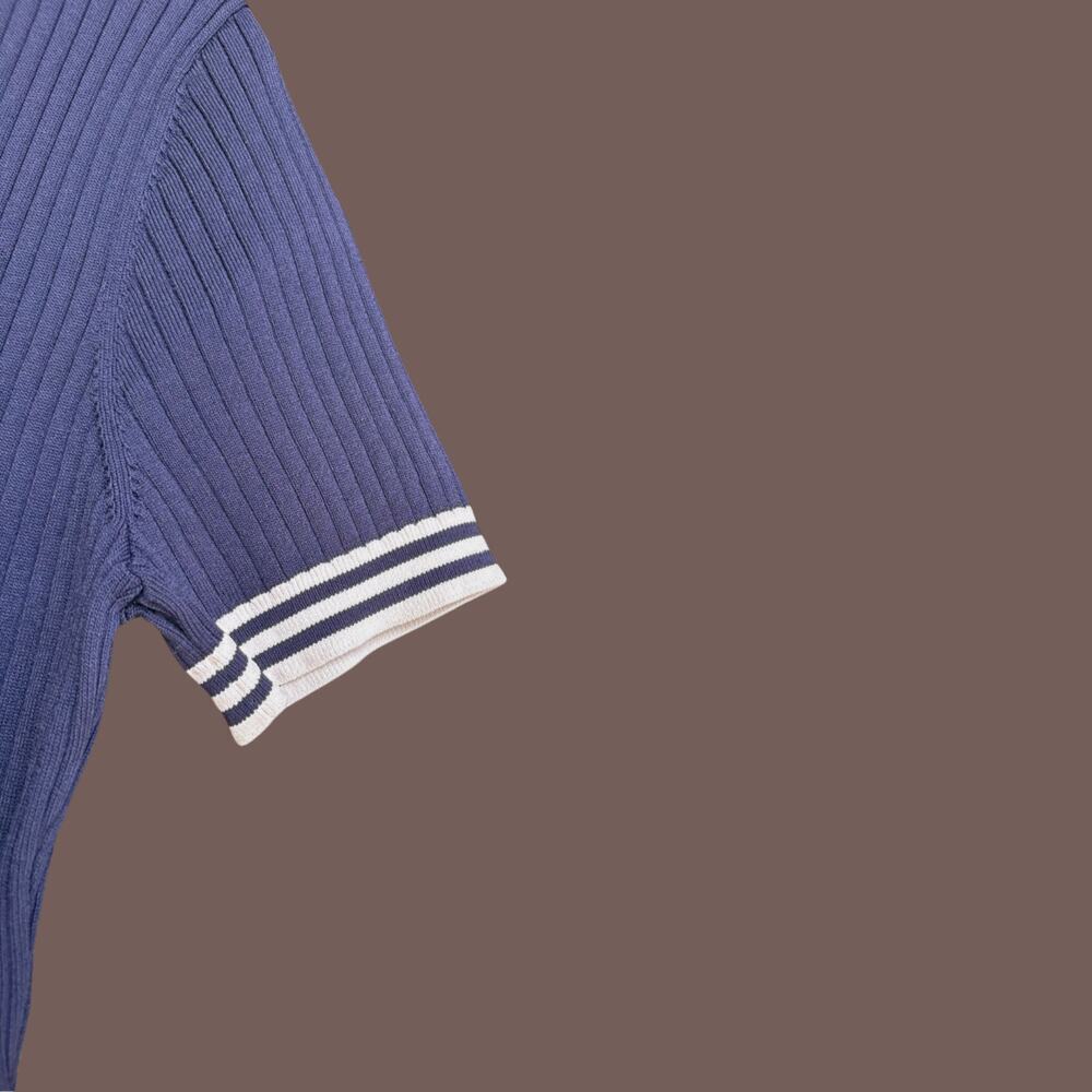 Polo Sport Varsity Dress | Navy Stripe Knit | Size XXL | Vintage - Picture 4 of 5